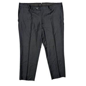 Luigi Bianchi Mantova Su Misura Dress Pants Guabello 130s Wool Trousers 42x30